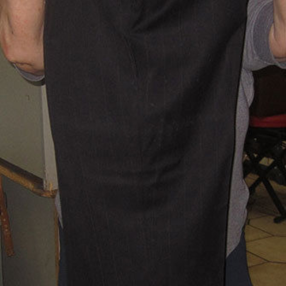 suit black pin striped coat slacks vitorufolo 2 pc - Picture 8 of 9